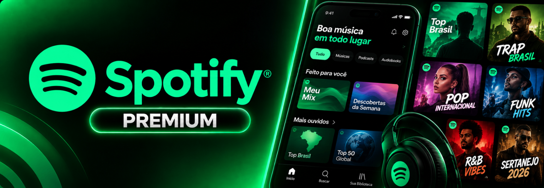 30 dias SPOTIFY PREMIUM - SOMENTE SUA